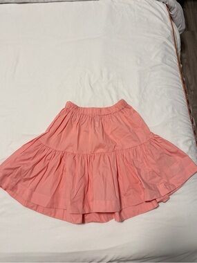 NWT Abercrombie & Fitch pink tiered poplin mini skirt XS